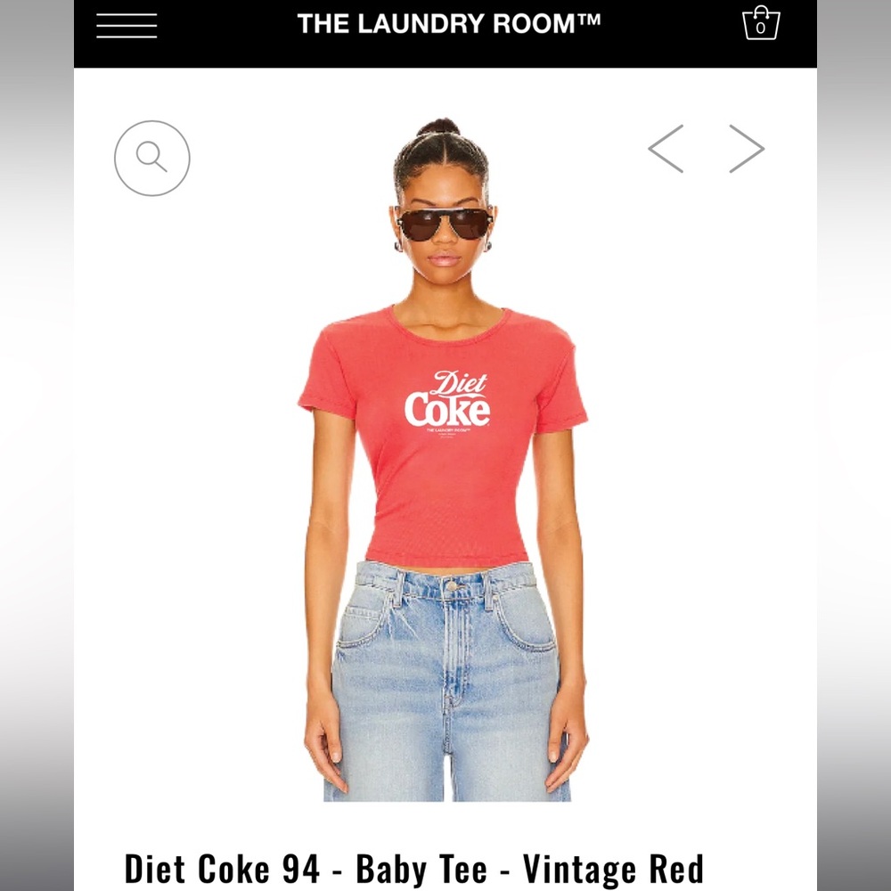 The Laundry Room Red Diet Coke Tee